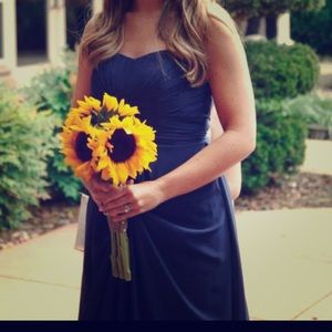Navy blue formal gown